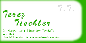 terez tischler business card